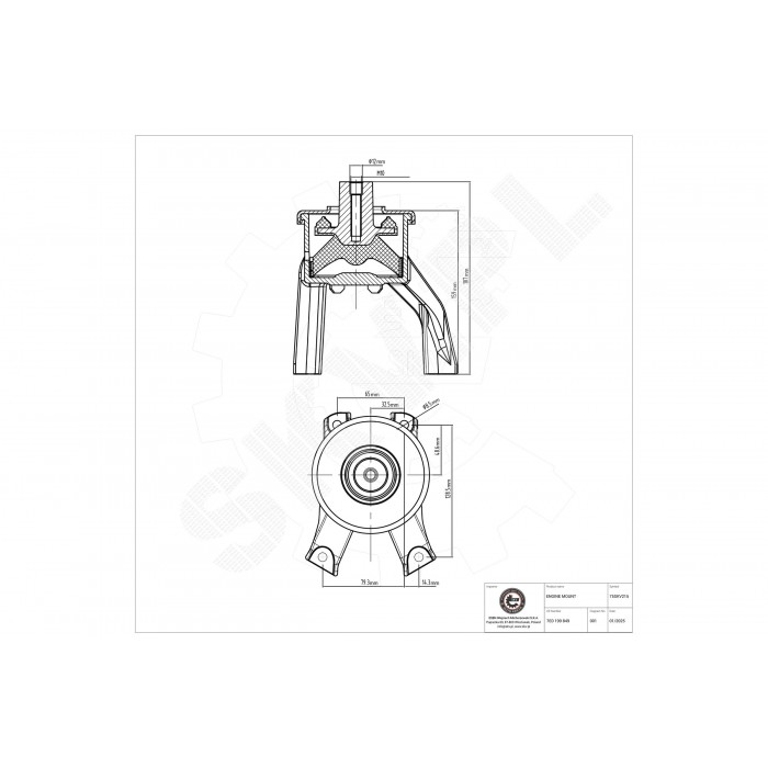 Support Moteur Arrière Pour VW California T5 Camper T6 Multivan V VI 7E0199849