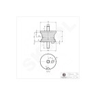 Support de Boite de Vitesses Pour BMW Série 1 E81 E82 E87 E88 3 E30 22316753316
