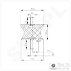 Support de Boite de Vitesses Pour BMW Série 3 E36 E46 5 E34 E39 22311094916