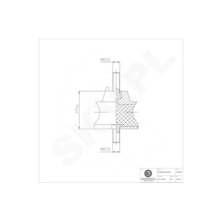 Support de Boite de Vitesses Pour BMW Série 5 E34 7 E32 8 E31 24711130188