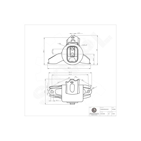 Support de Boite de Vitesses Pour Hyundai ix35 Kia Sportage 218302S000
