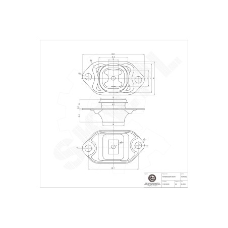 Support de Boite de Vitesses Pour Renault Duster Dacia Duster 112201332R