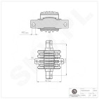 Support de Boite de Vitesses Pour Mercedes-Benz Classe C T-Model E A2022401218