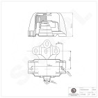 Support de Boite de Vitesses Pour VW Bora Golf IV 1J0199555BD
