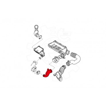 Durite d'Admission d'Air Pour Peugeot Ford Toyota Citroën 143413 1148084 1434F6