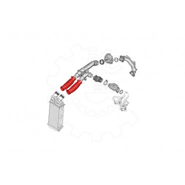 Durite d'Admission d'Air Pour Peugeot 508 Citroën C5 0382PW 0382PX 9685149880