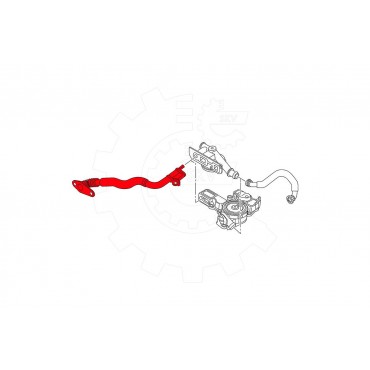 Tuyau d'évacuation Huile Carter Pour VW Audi A4 A5 Seat 06H103213J 06H103213G