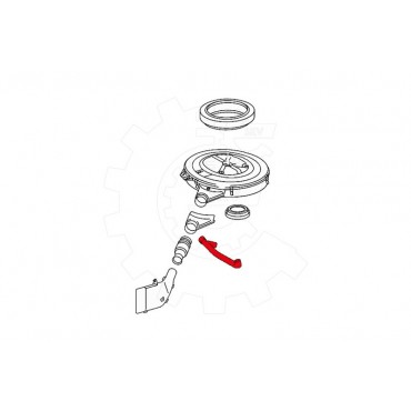 Tuyau d'évacuation Huile Carter Pour Mercedes-Benz 124 190 1020944387