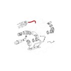 Tuyau d'évacuation Huile Carter Pour Mercedes-Benz Classe C T-Model 1120180282