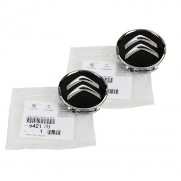 Cache Moyeu Pour Citroën Berlingo C-Elysee C1 C2 Jumpy Nemo Spacetourer DS DS5