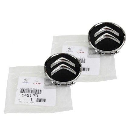 Cache Moyeu Pour Citroën Berlingo C-Elysee C1 C2 Jumpy Nemo Spacetourer DS DS5
