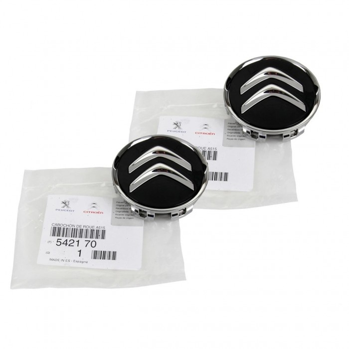 Cache Moyeu Pour Citroën Berlingo C-Elysee C1 C2 Jumpy Nemo Spacetourer DS DS5