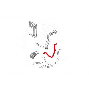 Tuyau de Refroidissement Pour VW Passat Audi A4 8D0819371B