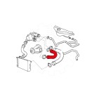Tuyau de Refroidissement Pour BMW 2500-3.3 E3 Série 5 E12 E28 E34 11531250387