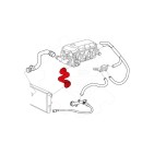 Tuyau de Refroidissement Pour BMW Série 3 E46 11531436407 1436407