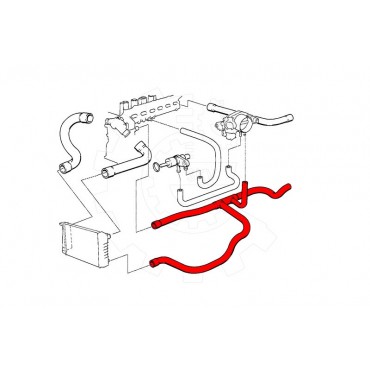 Tuyau de Refroidissement Pour BMW Série 5 E34 11531726506 11531738054 1726506