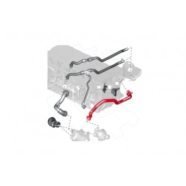 Tuyau de Refroidissement Pour BMW Série 5 E60 E61 6 E63 E64 11537544638 7544638