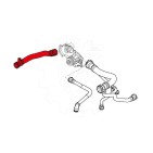 Tuyau de Refroidissement Pour BMW Série 5 E60 E61 6 E63 E64 17127508011