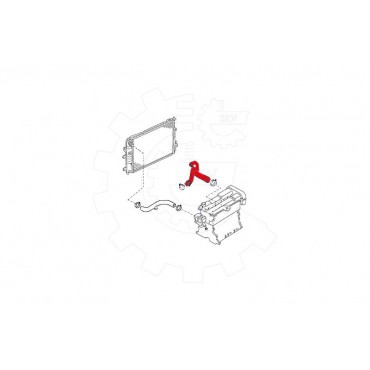 Tuyau de Refroidissement Pour Ford Escort V VI Orion III 97AB8B273BA 97AB8B273BB