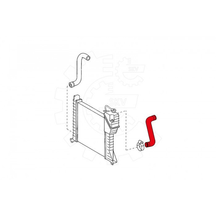 Tuyau de Refroidissement Pour Mercedes-Benz Sprinter 9015011582 A9015011582