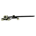 Guide Galet de Porte Coulissante Gauche inférieur Pour Mercedes-Benz 6397600600
