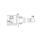 Tête de Cardan Arbre de Transmission Avant Droit Pour Fiat Fiorino 71789849