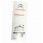 2 Balais d'Essuie Glace 750mm+800mm Pour Citroën C4