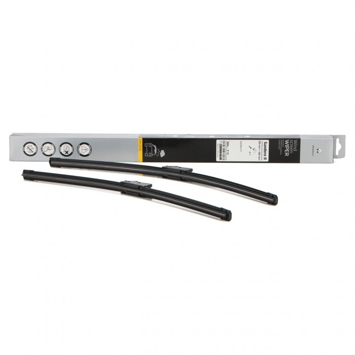 2 Balais d'Essuie Glace 550mm+500mm Pour Dacia Jogger Logan III Sandero