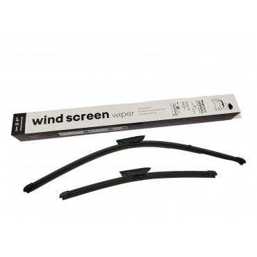 2 Balais d'Essuie Glace 600mm+400mm Pour Peugeot Renault Clio III Citroën DS