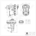 Actuateur de Turbo Wastegate Pour BMW Série 5 F07 F10 F11 54409880001