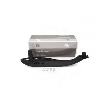 Poignée de Porte intérieure Gauche Noire Cache Pour BMW 51417279311