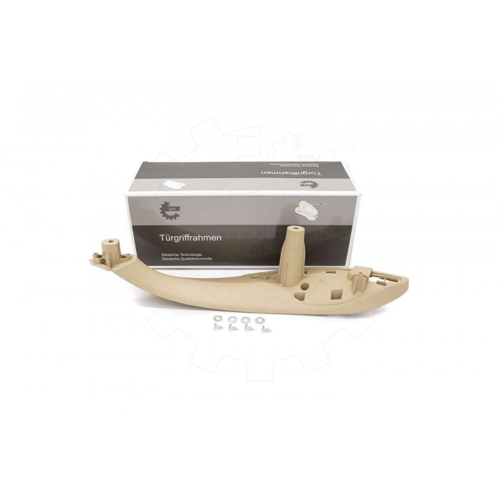 Poignée de Porte intérieure Arrière Droite Beige Cache Pour BMW 51427281470