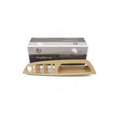 Panneau Poignée de Porte Intérieure Avant Gauche Beige Pour BMW 51416975779