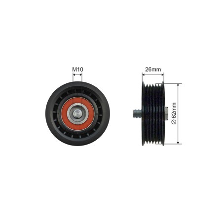 Galet Tendeur Courroie d'Accessoire Pour VW Audi A3 Skoda 022145299C 022145299H