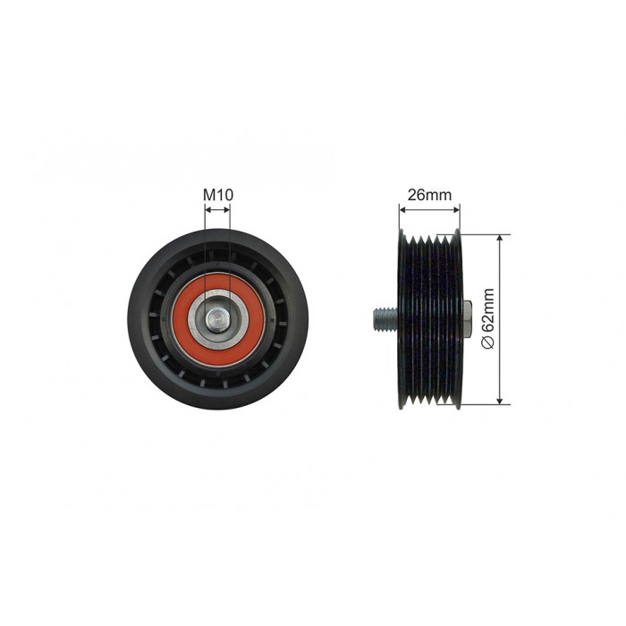 Galet Tendeur Courroie d'Accessoire Pour VW Audi A3 Skoda 022145299C 022145299H