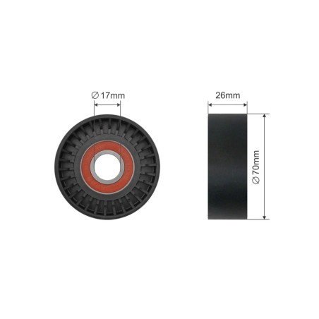 Galet Tendeur Courroie d'Accessoire Pour BMW Opel Land Rover 64557786287