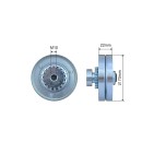 Galet Tendeur Courroie d'Accessoire Pour Chevrolet Aveo/Kalos Spark 96416331
