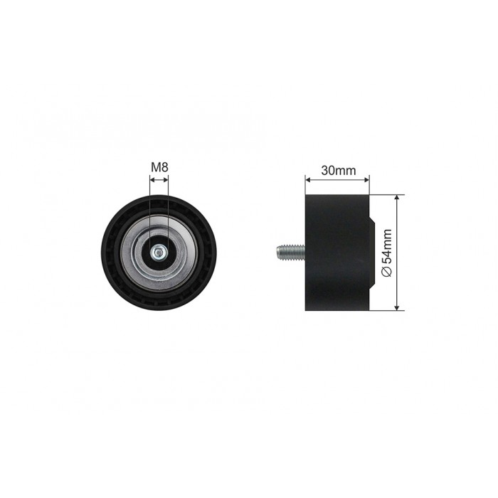 Galet Tendeur Courroie d'Accessoire Pour Mercedes-Benz Chrysler Jeep A6422002570