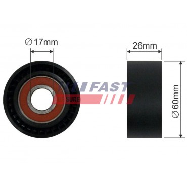 Galet Tendeur Courroie d'Accessoire Pour Peugeot Fiat Citroën 1611424880 5751F3