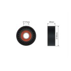 Galet Tendeur Courroie d'Accessoire Pour Peugeot 208 308 II 508 3008 5008 Expert