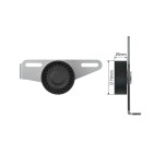 Galet Tendeur Courroie d'Accessoire Pour Dacia Dokker Logan Sandero 117505777R