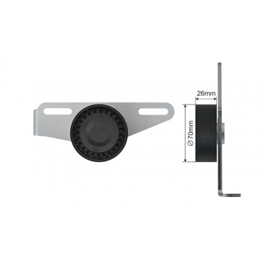 Galet Tendeur Courroie d'Accessoire Pour Dacia Dokker Logan Sandero 117505777R
