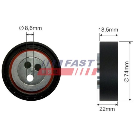 Galet Tendeur Courroie d'Accessoire Pour Fiat Ducato Iveco Daily III IV V