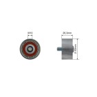 Galet Tendeur Courroie d'Accessoire Pour Hyundai i10 i20 Kia Picanto