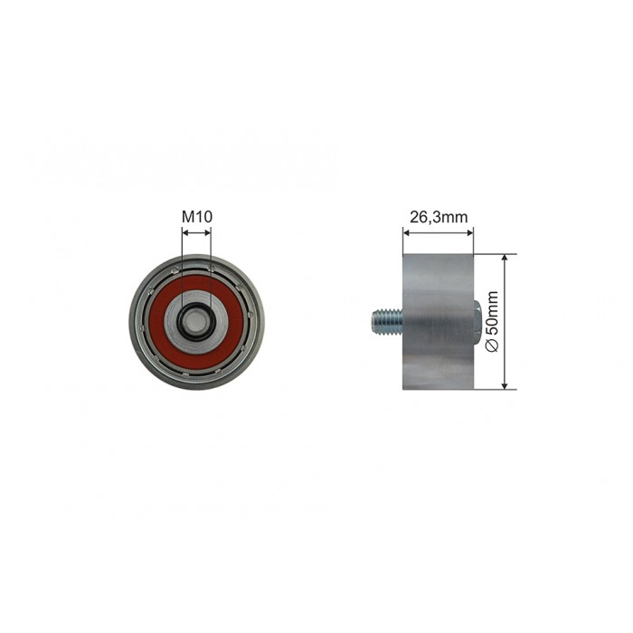 Galet Tendeur Courroie d'Accessoire Pour Hyundai i10 i20 Kia Picanto