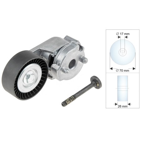 Galet Tendeur Courroie d'Accessoire Pour Jeep Grand Cherokee II 04854089A