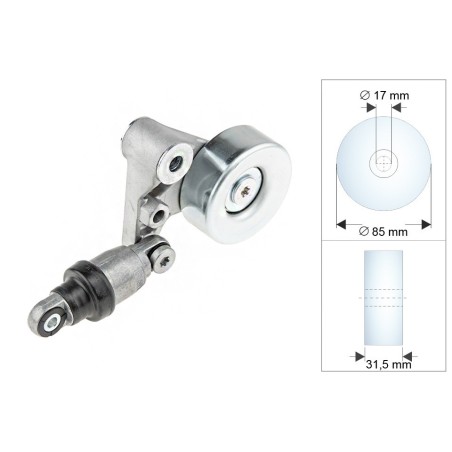 Galet Tendeur Courroie d'Accessoire Pour Nissan Patrol GR V 117502W202