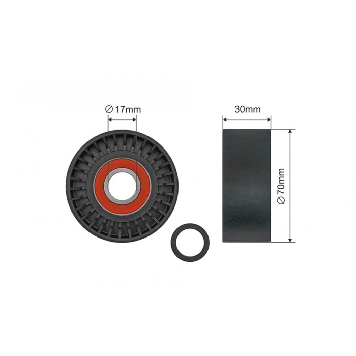Galet Tendeur Courroie d'Accessoire Pour Porsche 911 Boxster Cayenne 94810240200