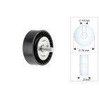 Galet enrouleur de Courroie d'Accessoire Pour Chrysler Dodge Jeep 04891596AB