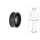 Galet enrouleur de Courroie d'Accessoire Pour Chrysler Voyager/Grand Voyager III